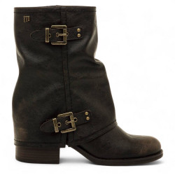 BOTINES DE MUJER MUSTANG PERSEA H MARRON 54683 61401 - Querol online