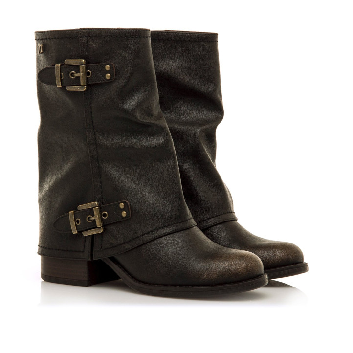 BOTINES DE MUJER MUSTANG PERSEA H MARRON 54683 61401 - Querol online