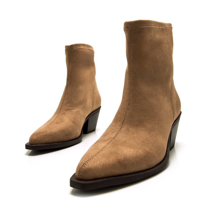 BOTINES DE MUJER MUSTANG DAPHNE BEIGE 55480 61438 - Querol online