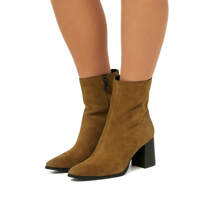 BOTINES DE MUJER MUSTANG MEGHAN MARRON 55474 61434 - Querol online