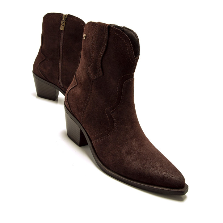 BOTINES DE MUJER MUSTANG DAPHNE MARRON 55302 61414 - Querol online