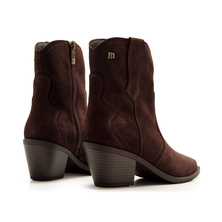 BOTINES DE MUJER MUSTANG DAPHNE MARRON 55302 61414 - Querol online