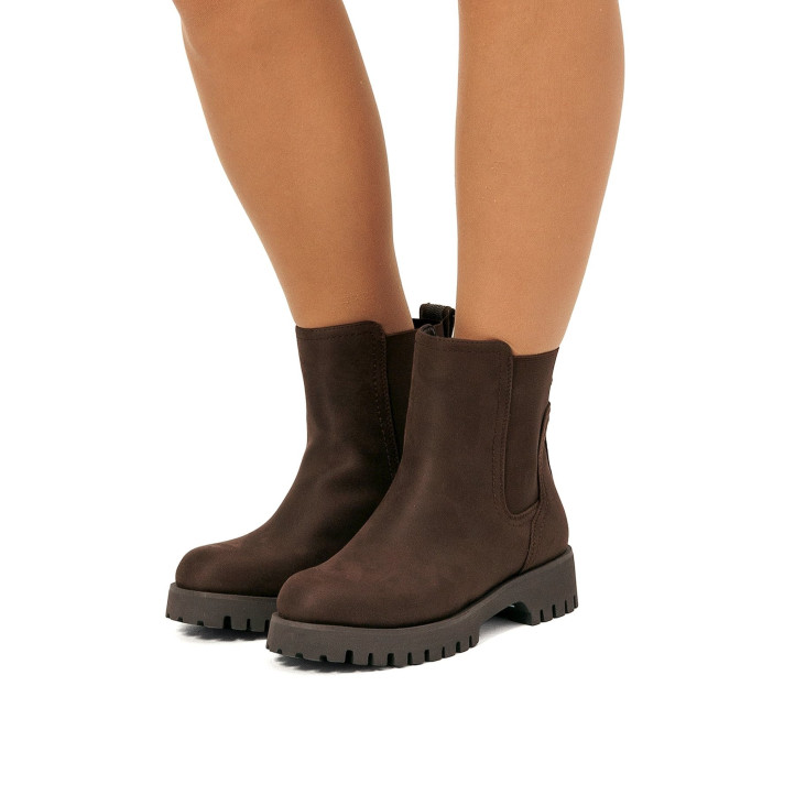 BOTINES DE MUJER MUSTANG LENOX MARRON 54987 61410 - Querol online