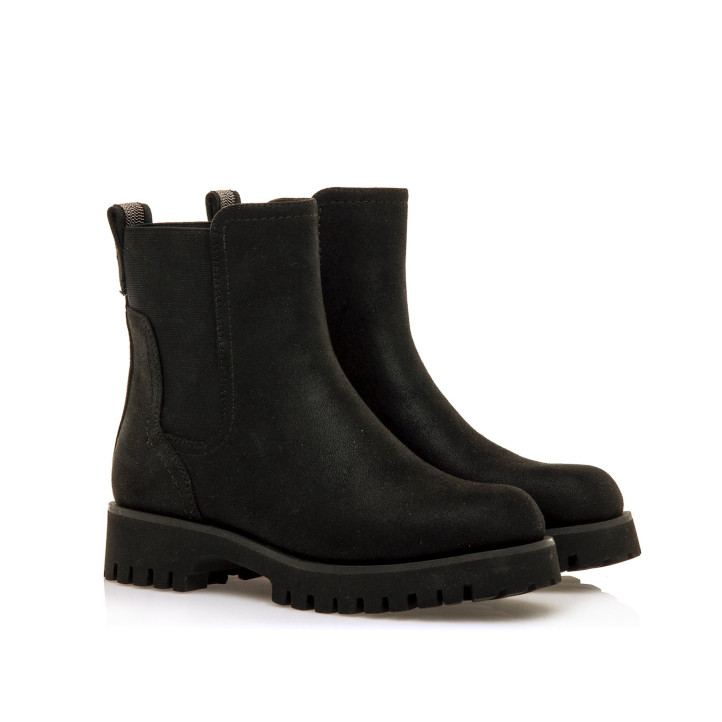 BOTINES DE MUJER MUSTANG LENOX NEGRO 54987 61409 - Querol online