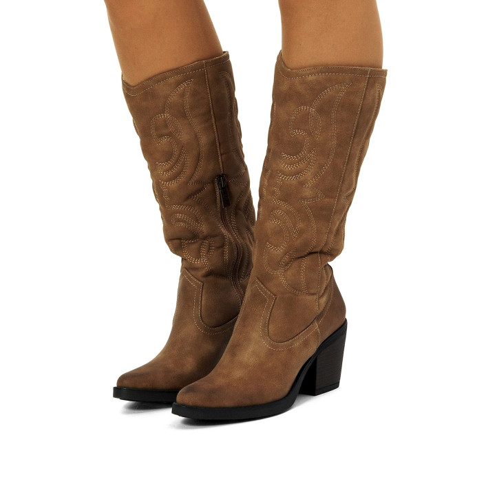 BOTAS DE MUJER MUSTANG TIJUANA MARRON 54969 61407 - Querol online
