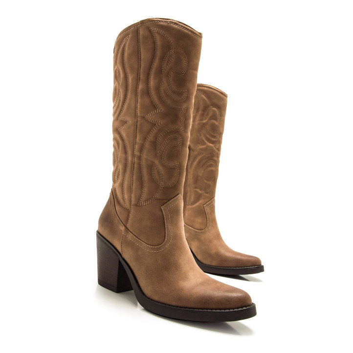 BOTAS DE MUJER MUSTANG TIJUANA MARRON 54969 61407 - Querol online
