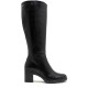 BOTAS DE PIEL DE TACÓN NEGRO RITA PORRONET - Querol online