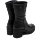 BOTAS DE PIEL CON CREMALLERA NEGRO MILEY PORRONET - Querol online