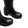 BOTAS DE PIEL CON CREMALLERA NEGRO MILEY PORRONET