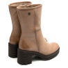 BOTAS DE PIEL CON CREMALLERA TAUPE MILEY PORRONET