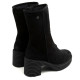 BOTAS DE PIEL DE TACÓN NEGRO MARINA PORRONET - Querol online