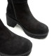 BOTAS DE PIEL DE TACÓN NEGRO MARINA PORRONET - Querol online