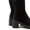 BOTAS DE PIEL DE TACÓN NEGRO MARINA PORRONET