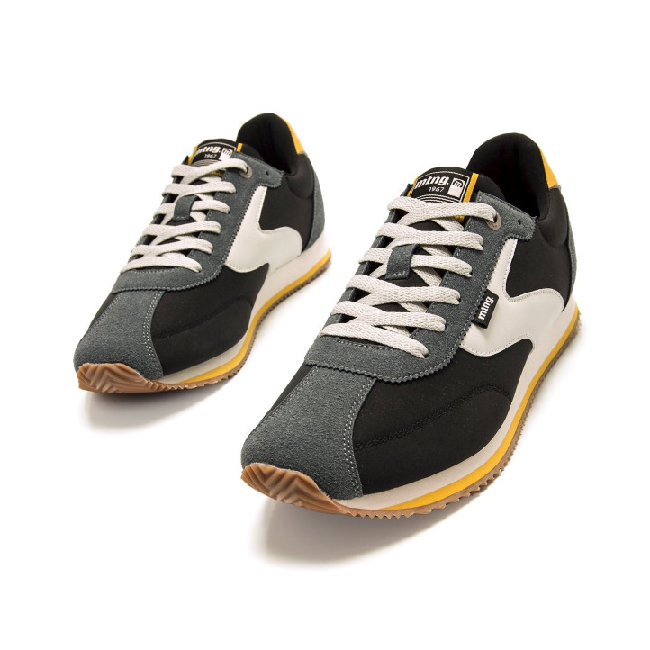 DEPORTIVAS DE HOMBRE MUSTANG OMEGA NEGRO 84795 60856 - Querol online