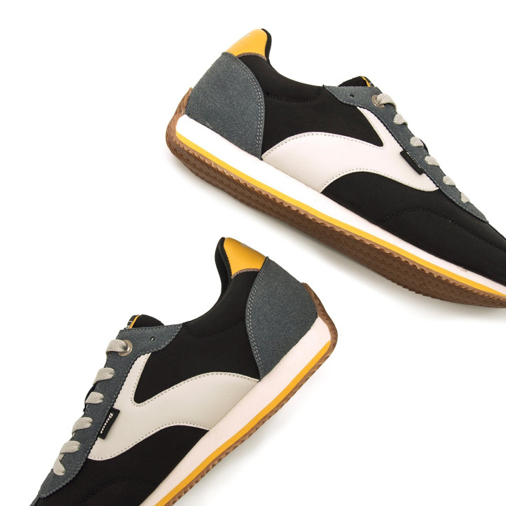 DEPORTIVAS DE HOMBRE MUSTANG OMEGA NEGRO 84795 60856 - Querol online