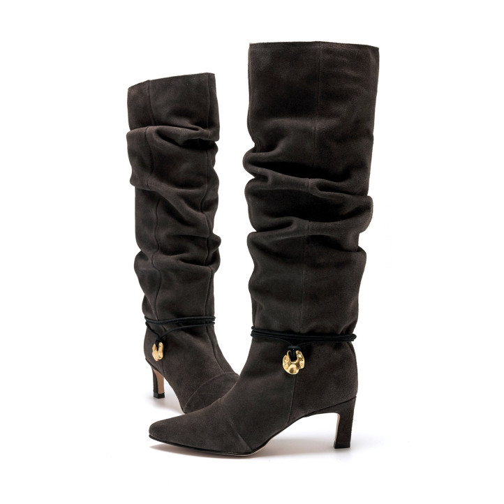 BOTAS DE MUJER MUSTANG GALA GRIS 55921 61714 - Querol online