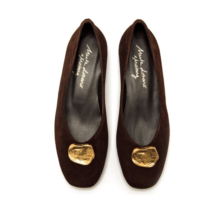 ZAPATOS DE MUJER MUSTANG CAMILE MARRON 56534 61716 - Querol online