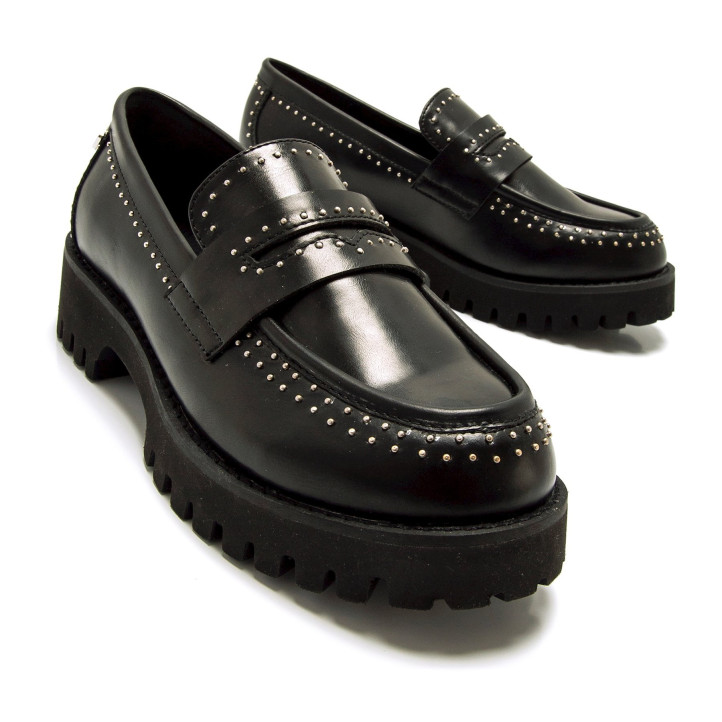 ZAPATOS DE MUJER MUSTANG LENOX NEGRO 59370 61439 - Querol online
