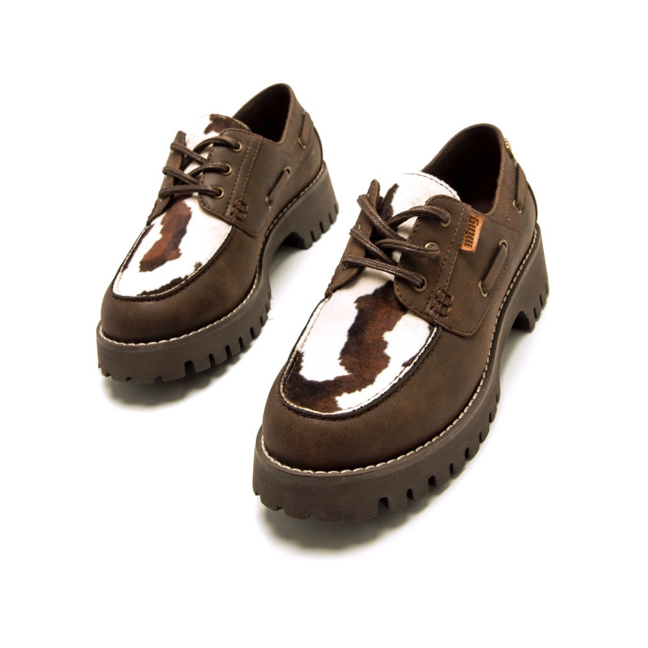 ZAPATOS DE MUJER MUSTANG LENOX MARRON 55270 61413 - Querol online