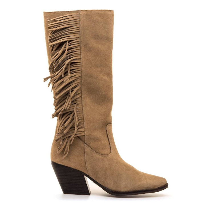 BOTAS DE MUJER MUSTANG MISSOURI BEIGE 55918 61597 - Querol online