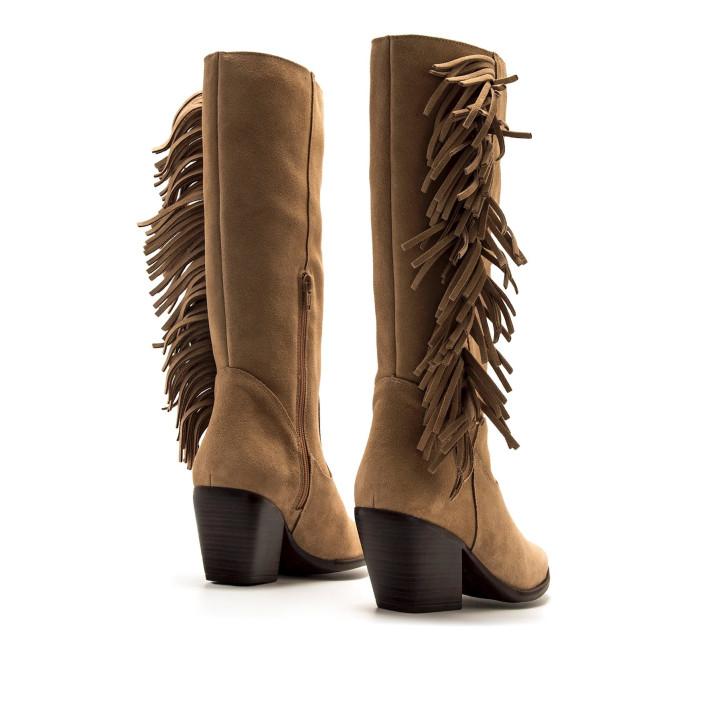 BOTAS DE MUJER MUSTANG MISSOURI BEIGE 55918 61597 - Querol online