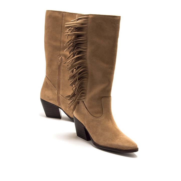 BOTAS DE MUJER MUSTANG MISSOURI BEIGE 55918 61597 - Querol online