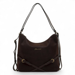 BOLSOS DE MUJER MARIAMARE BARRE MARRON BARRE 61285 - Querol online