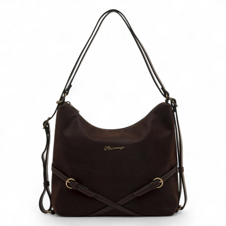 BOLSOS DE MUJER MARIAMARE BARRE MARRON BARRE 61285 - Querol online