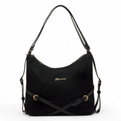BOLSOS DE MUJER MARIAMARE BARRE NEGRO BARRE 61286 - Querol online