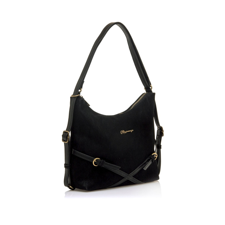 BOLSOS DE MUJER MARIAMARE BARRE NEGRO BARRE 61286 - Querol online