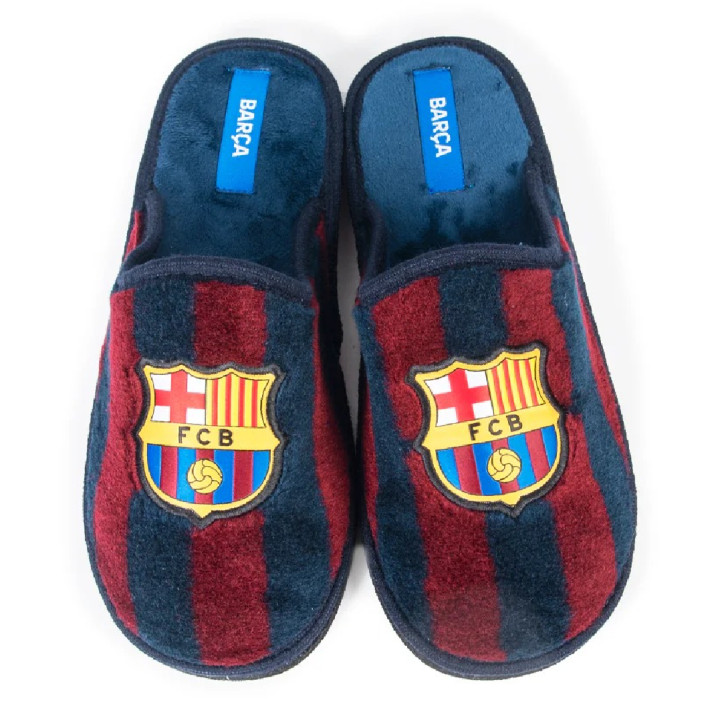 Zapatillas casa Ibiza's Heritage fc barcelona a rayas blaugrana hombre - Querol online