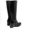 Botas tacón Porronet DE PIEL DE TACÓN NEGRO RITA