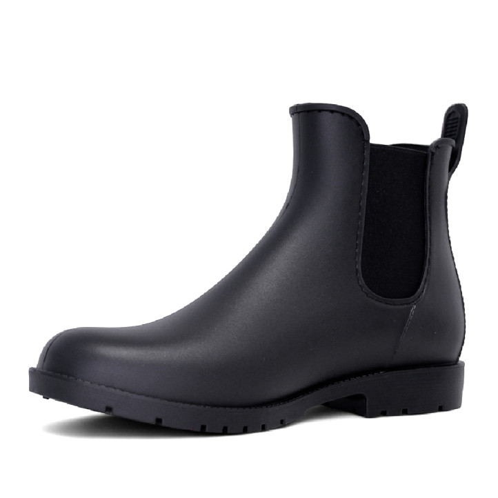 Botas agua Stay negras estilo botín chelsea con tirador trasero - Querol online