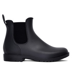 Botas agua Stay negras estilo botín chelsea con tirador trasero - Querol online