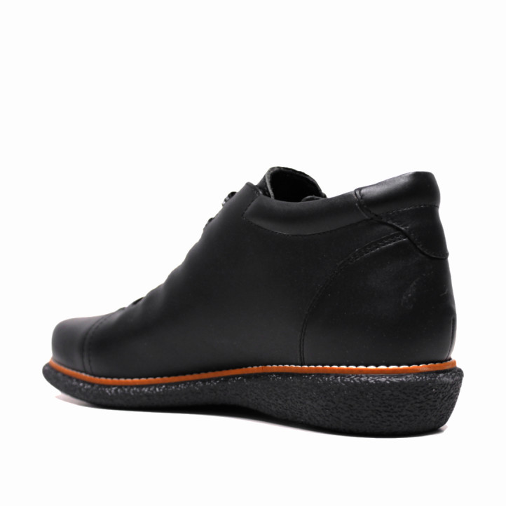 Botins plans Redlove naiara negres amb cordons elàstics i cremallera lateral - Querol online