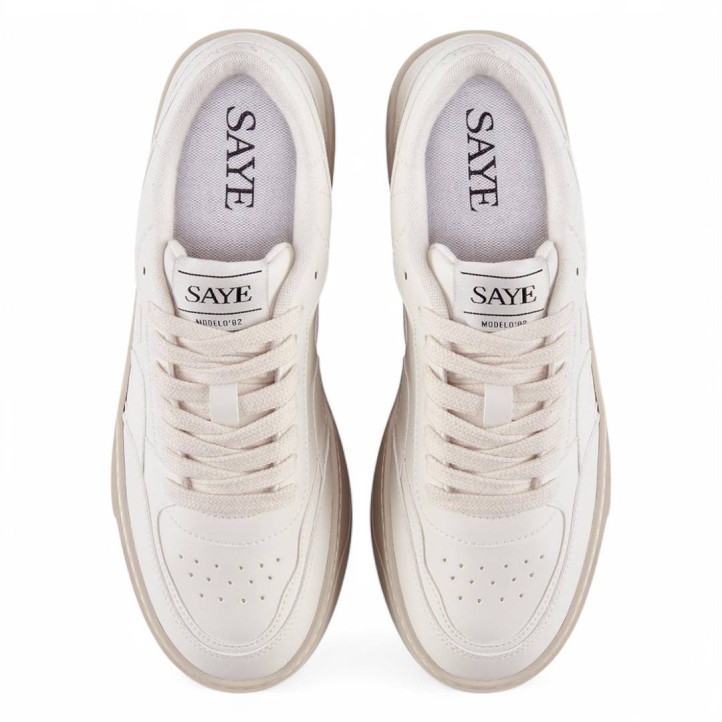 Zapatillas deportivas Saye m89 hybrid blanco roto para hombre - Querol online