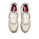 Zapatillas deportivas Mustang joggo classic blancas con detalles beige marrones y negros - Querol online