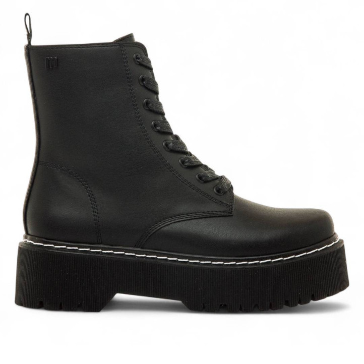 Botins plataforma Mustang stoym high amb canya mitja i sola dentada - Querol online