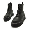 Botines plataforma Mustang stormy high con caña media y suela dentada