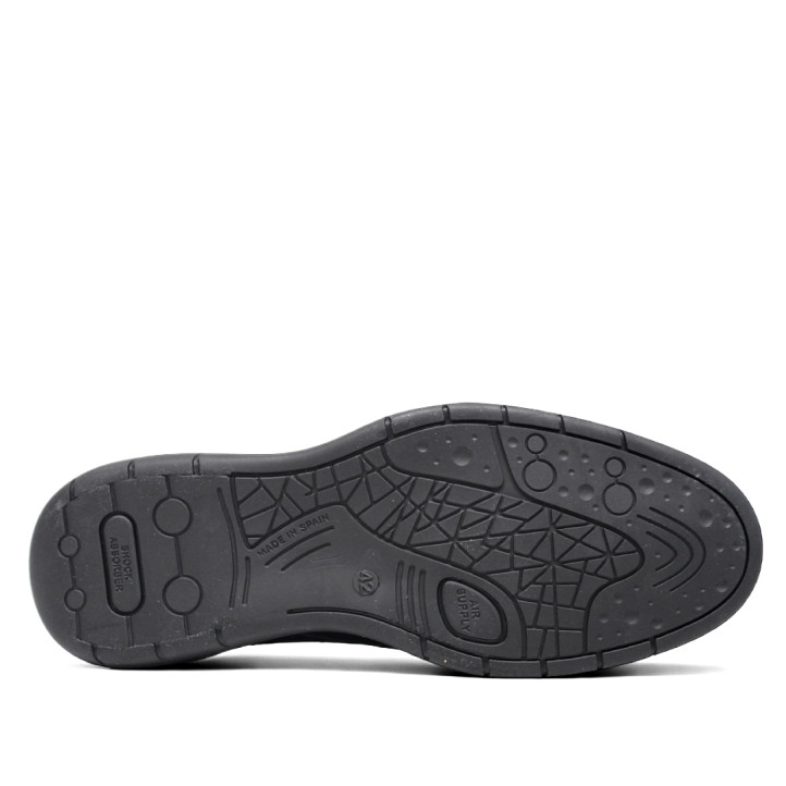 Zapatos vestir Lobo ordesa negros estilo clásico de piel - Querol online