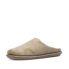 Zapatillas casa CM Confort beige de tejido suave con interior cálido