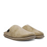 Zapatillas casa CM Confort beige de tejido suave con interior cálido
