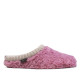 Zapatillas casa CM Confort rosas de pelo suave con ribete de punto - Querol online