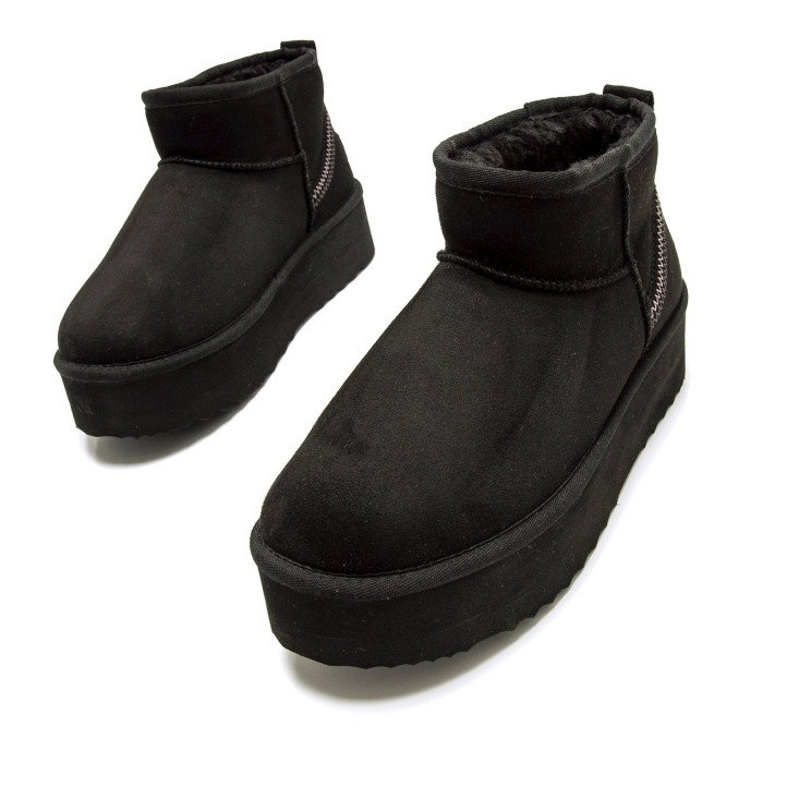 Botins plataforma Mustang nivia negres estil australianes amb plataforma - Querol online