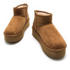 Botins plataforma Mustang nivia marrons estil australianes amb plataforma
