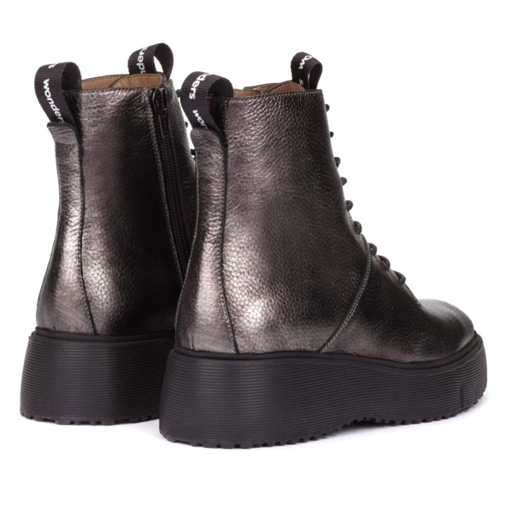 BOTINES SAGE 50 PLOMO METALIZADOS WONDERS - Querol online