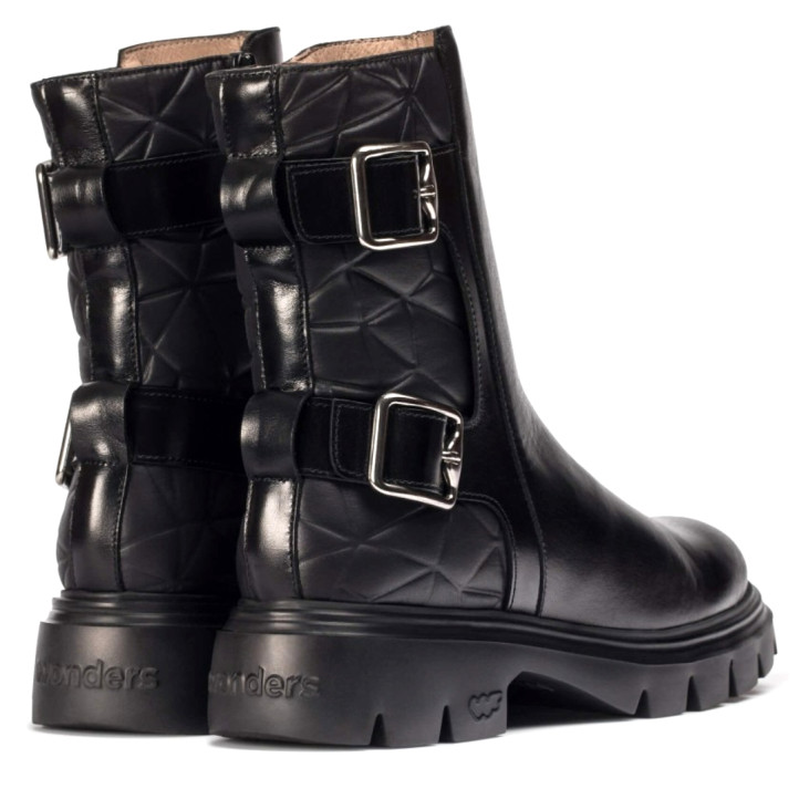 BOTINES BONES 01 NEGROS NEGRO WONDERS - Querol online