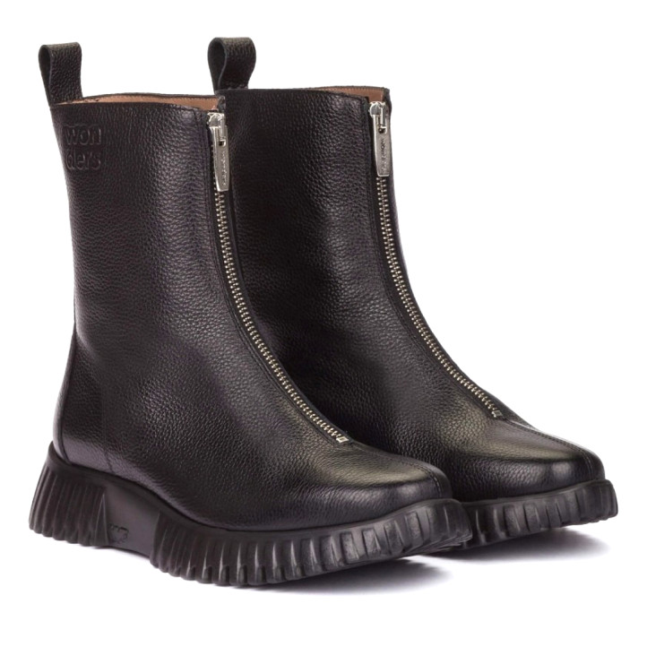 BOTINES FLEXFLY 03 NEGROS NEGRO WONDERS - Querol online