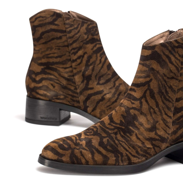 BOTINES BONJOUR 01 ZEBRA ANIMAL PRINT WONDERS - Querol online