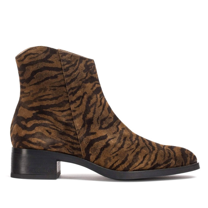 BOTINES BONJOUR 01 ZEBRA ANIMAL PRINT WONDERS - Querol online